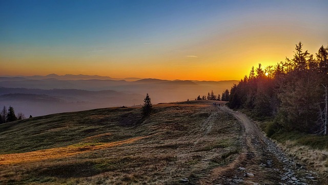 pohled na Beskydy